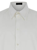 Balenciaga Men White Shirt With Pointed Collar In Cotton Man