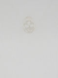Alexander Mcqueen Men White Top With Upside Down Skull Embroidery On The Front In Cotton Jersey Man