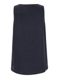 Max Mara Women 'Filly' Blue Sleeveless Top With Round Neck In Silk Woman