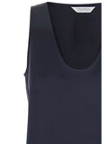 Max Mara Women 'Filly' Blue Sleeveless Top With Round Neck In Silk Woman