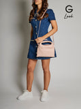 Bottega Veneta Women Pink Crossbody Bag With Removable Shoulder Strap And Intrecciato Motif In Leather Woman