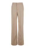 The Andamane Women Beige Pants With Pences On The Front In Tech Fabric Woman