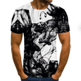 2025 Men's 3D Printed Short-Sleeved T-Shirt