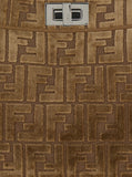 Fendi Women 'Peekaboo Iseeu Small' Brown Handbag With All-Over Ff Motif In Fabric Woman