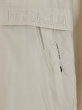 Moncler Grenoble Men 'Negara' Beige Jacket With Logo Print On The Front And Removable Hood In Tech Fabric Man