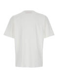 Valentino Men 'Chez' White Crewneck T-Shirt With Maxi Logo Print On The Front In Cotton Man