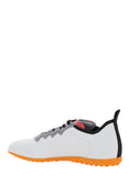 Valentino Garavani Men White Sneakers With Asymmetric Toe And Vlogo Detail On The Side In Tech Fabric Man