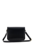Valentino Garavani Men Black Shoulder Bag With Vlogo Detail On The Front In Leather Man