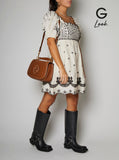 Gucci Women 'Blondie' Brown Handbag With Logo Detail On Front In Leather Woman