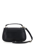 Gucci Women 'Blondie' Black Handbag With Gg Logo Plaque On The Front In Leather Woman