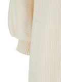 Max Mara Women 'Cirino' White Crewneck Knit Jacket With Logo Patch On The Rear In Wool And Cashmere Woman