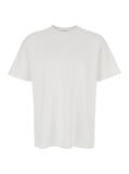 Givenchy Men White Crewneck T-Shirt With Logo Lettering On The Rear In Cotton Man