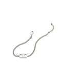 Valentino Garavani Men Metallic Bracelet With Chunky Chain-Link Design And Vlogo In Bronze Man