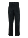 Isabel Marant Etoile Women 'Kelvina' Black Jeans With Logo Patch On The Rear And Tapered Leg In Denim Woman