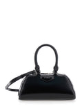 Givenchy Women Black Antigona East West' Mini Handbag With Adjustable And Removable Shoulder Strap And Logo Lettering On The Front In Leather For Women