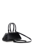 Givenchy Women Black Antigona East West' Mini Handbag With Adjustable And Removable Shoulder Strap And Logo Lettering On The Front In Leather For Women