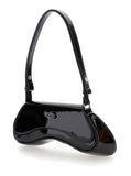 Diesel Women 'Play' Black Shoulder Bag With Logo Plaque In Tech Fabric For Women