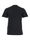 Jacquemus Women 'Le T-Shirt Gros Grain' Black Crew Neck T-Shirt With Logo Patch On Front In Cotton For Women