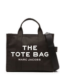 Marc Jacobs Women Tote Bag 'The Medium Tote' With Contrast Logo Print In Black For Women