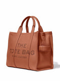 Marc Jacobs Women 'The Tote Bag Medium' Brown Shoulder Bag With Logo In Grainy Leather Woman Marc Jacobs