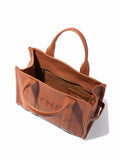 Marc Jacobs Women 'The Tote Bag Medium' Brown Shoulder Bag With Logo In Grainy Leather Woman Marc Jacobs