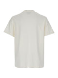 A.P.C. Men White Crewneck T-Shirt With Logo Embroidered On The Front In Cotton Man