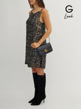 Gucci Women Mini Crossbody Bag 'Gg Marmont 2.0' With Double G In Black Chevron Leather For Women