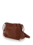 A.P.C. Women Ninon Mini Crossbody Bag With Engraved Logo On The Front And Adjustable Ecoleather Strap Brown Women