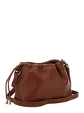 A.P.C. Women Ninon Mini Crossbody Bag With Engraved Logo On The Front And Adjustable Ecoleather Strap Brown Women