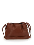 A.P.C. Women Ninon Mini Crossbody Bag With Engraved Logo On The Front And Adjustable Ecoleather Strap Brown Women