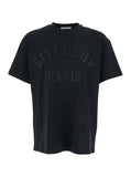 Givenchy Men Black T-Shirt "T-Shirt With Maxi Logo On The Front In Cotton" Men