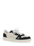 Axel Arigato Men Men's Black And Beige Leather Logo 'Dice Lo' Bicolor Sneakers