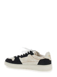 Axel Arigato Men Men's Black And Beige Leather Logo 'Dice Lo' Bicolor Sneakers
