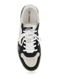 Axel Arigato Men Men's Black And Beige Leather Logo 'Dice Lo' Bicolor Sneakers