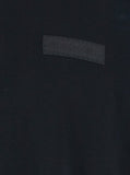 Givenchy Men Black T-Shirt With Logo Patch On The Front In Cotton For Men
