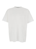 Givenchy Men White Crew Neck T-Shirt With Logo Patch On The Front In Cotton For Men