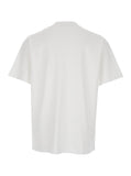Givenchy Men White Crew Neck T-Shirt With Logo Patch On The Front In Cotton For Men