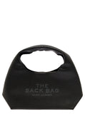 Marc Jacobs Women Shoulder Bag 'The Sack' With Logo Embossed In Black Pebbled Leather For Women