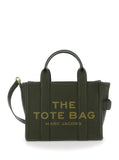 Marc Jacobs Women 'The Medium Tote Bag' Green Shoulder Bag With Logo In Grainy Leather Woman