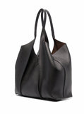 Tod's Women Tote Bag With T Timeless Pendant In Black Leather For Women