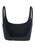 Tom Ford Women Top Bralette 'Brj016jex166l' With Wide Neckline And Logo Lettering On The Front In Black Stretch Modal For Women