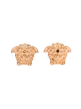 Versace Men Earrings 'Medusa Head' Gold Color In Brass