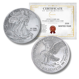 2026 1 Ounce OZ 999 Fine Solid USA American Liberty Eagle Coin Titanium Precious Metal Ingot Ti Element Chemistry Proof Mint Coin