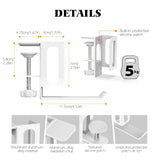 Non-Drilling Multi-Functional Side Laptop Cooling Stand