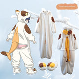 Anime Cartoon Funny Shark And Cat Onesie Pajamas Cute Cozy Loungewear Set