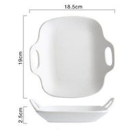 Bone Porcelain Bowl & Baking Sheet