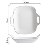 Bone Porcelain Bowl & Baking Sheet