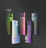 Punk Color Matching Wired Mechanical Keyboard