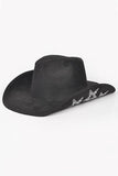 Hotfix Studded Star Iconic Sueded Cowboy Hat
