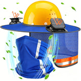 Solar-Powered Fan Outdoor Sunshade Fishermans Hat